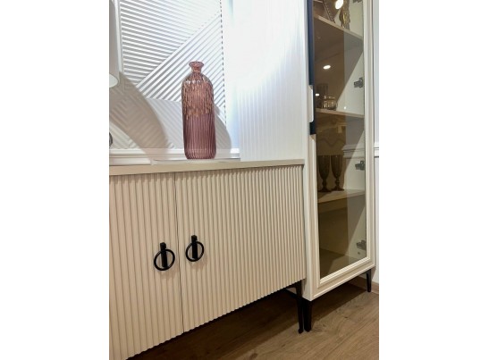 Гостиная Стелла 1+тв+2 светло серый камень