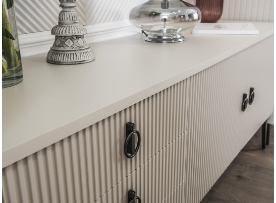 Гостиная Стелла 1+тв+2 светло серый камень