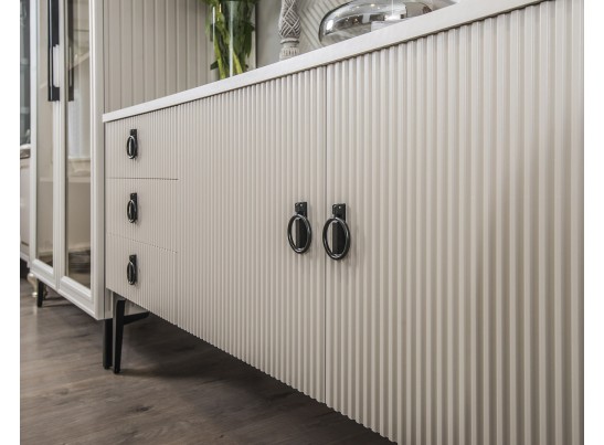 Гостиная Стелла 1+тв+1 светло серый камень