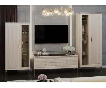 Гостиная Замира 2+тв+2 бежевый