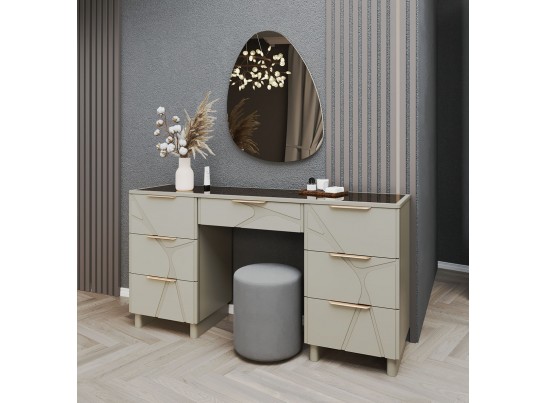 Туалетный столик Лейла светло серый камень