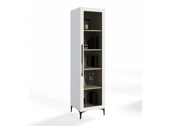 Витрина Стелла 1-ств белый