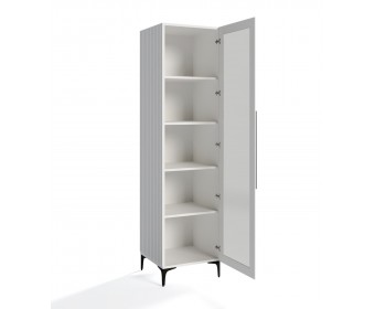 Витрина Стелла 1-ств белый