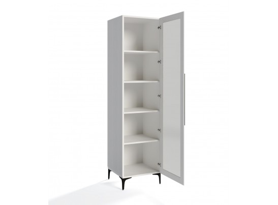 Витрина Стелла 1-ств белый