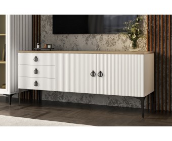 Гостиная Стелла 1+тв+2 белый