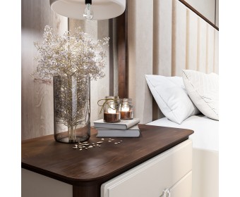  Тумба прикроватная Жаклин бежевый