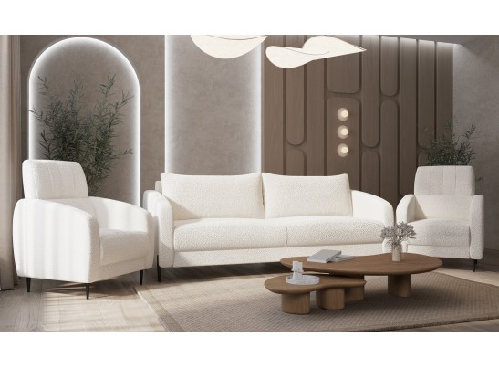 Комплект мягкой мебели Стелла белый