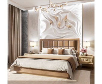 Кровать Замира 180x200 см бежевый