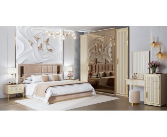 Кровать Замира 180x200 см бежевый