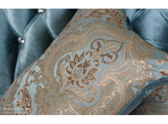 Угловой диван Эсмеральда левый, орех афина