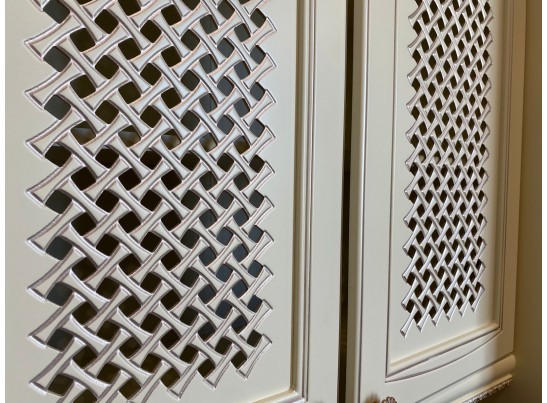 Кухня Афина 25 (4,7 м) крем/фиолетовая патина