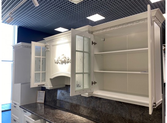 Кухня Кальяри Бьянка 26 (3,6 м) белый матовый