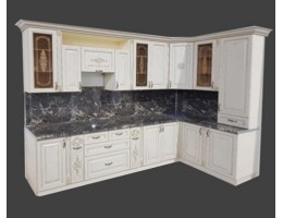 Кухня Афина 10 (3,15*1,5 м) крем 