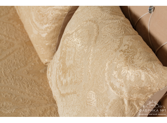 Угловой диван Эсмеральда правый, крем венеция 110.1