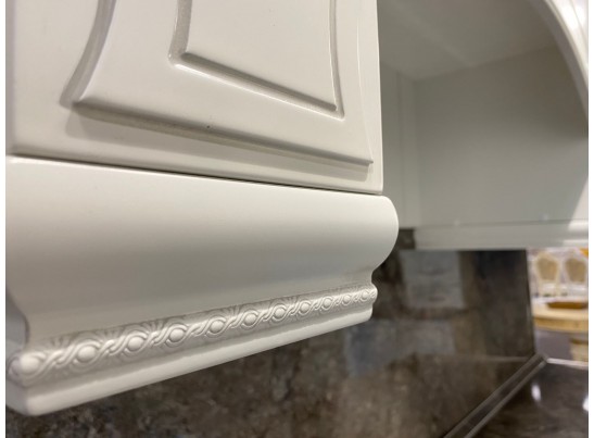 Кухня Кальяри Бьянка 36 (3 м) белый матовый