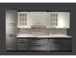 Кухня Берлин 42 (3,6 м) Гриджио-Бьянка