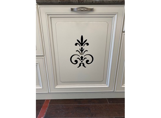 Кухня Кальяри Бьянка 44 (4,9 м) белый матовый