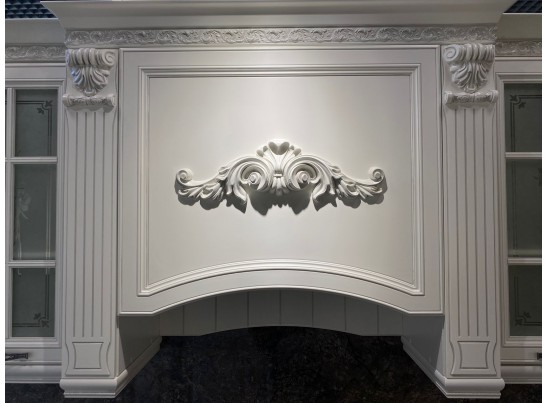 Кухня Кальяри Бьянка 44 (4,9 м) белый матовый