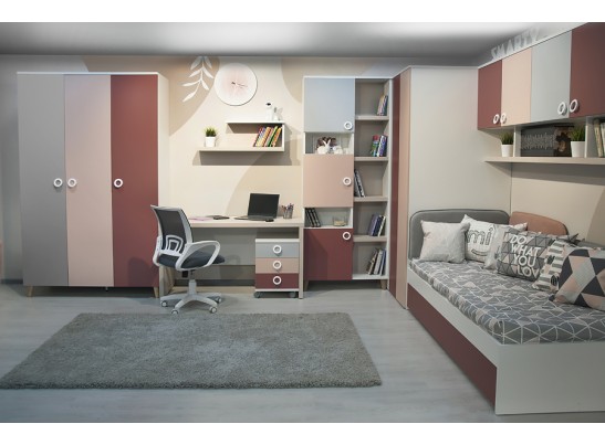 Шкаф для книг SMARTY PINK