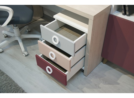 Стол компьютерный SMARTY PINK 160