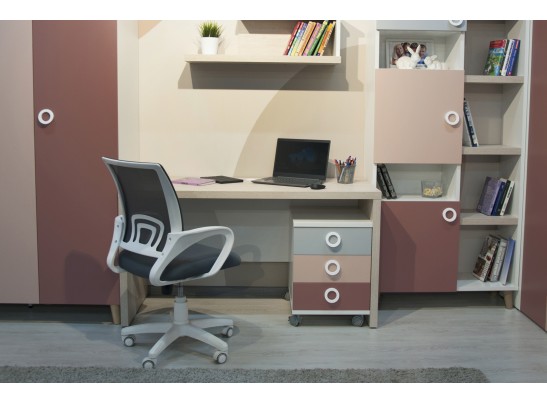 Модульная система подростковая SMARTY PINK в Каменске-Уральском