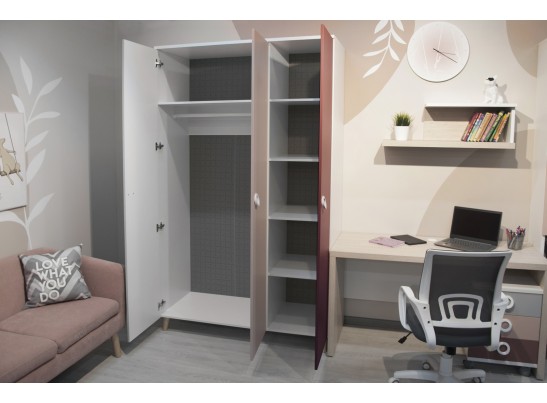 Модульная система подростковая SMARTY PINK в Каменске-Уральском