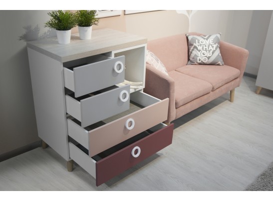 Модульная система подростковая SMARTY PINK в Каменске-Уральском