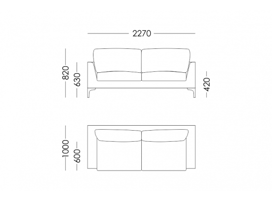 Диван прямой BERGAMO в Каменске-Уральском