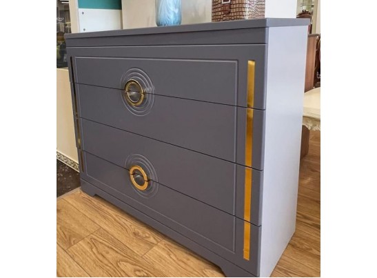 Спальня "Элит" (6х ств. кровать 1,8,дсп настил) крем/графит в Каменске-Уральском