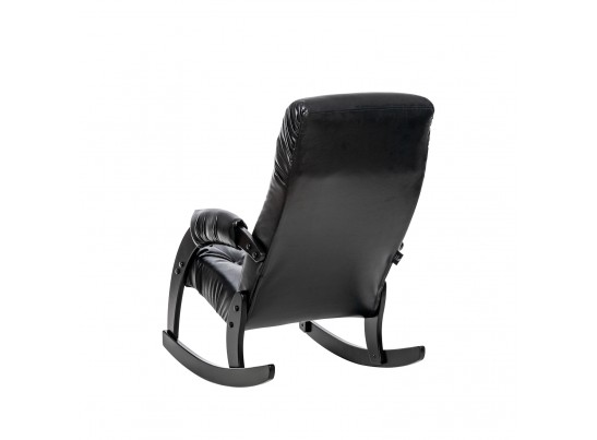 Кресло-качалка Модель 67 Венге, к/з Vegas Lite Black в Каменске-Уральском
