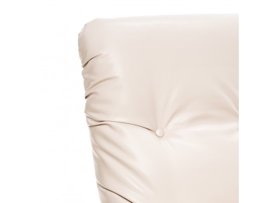 Кресло-качалка Модель 67 Венге текстура, к/з Varana cappuccino в Каменске-Уральском