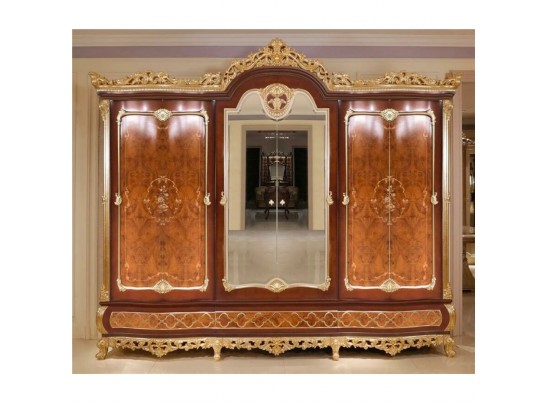 Спальный гарнитур Версаль (орех-золото)