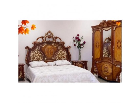 Спальный гарнитур Азнаги, орех-золото