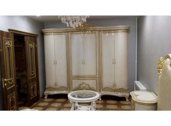 Спальный гарнитур Кассиопея, слоновая кость