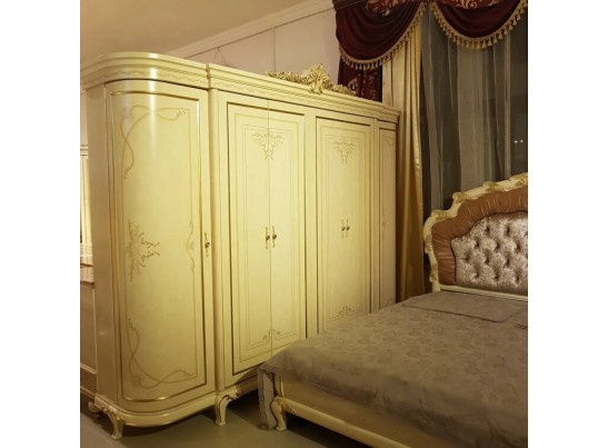 Спальный гарнитур Луиза, слоновая кость