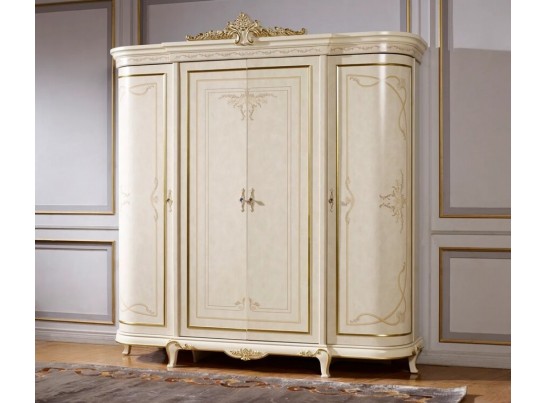 Спальный гарнитур Луиза, слоновая кость