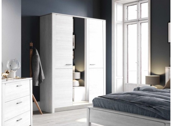 Шкаф трехдверный "Мальта" спальня Дуб винтерберг в Каменске-Уральском