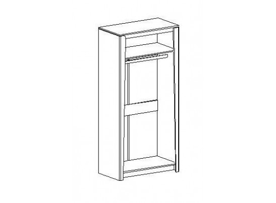 Шкаф двухдверный "Мальта" спальня Дуб винтерберг в Каменске-Уральском