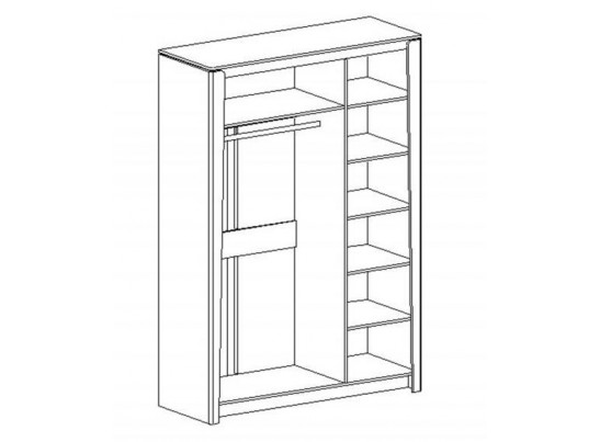 Шкаф трехдверный "Мальта" спальня Таксония в Каменске-Уральском