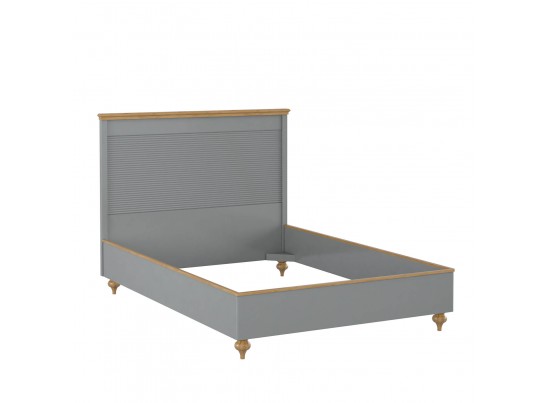 Кровать "Рандеву" 140 (белый, серый) в Каменске-Уральском