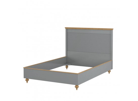 Кровать "Рандеву" 140 (белый, серый) в Каменске-Уральском