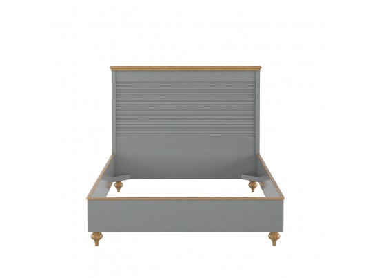 Кровать "Рандеву" 140 (белый, серый) в Каменске-Уральском