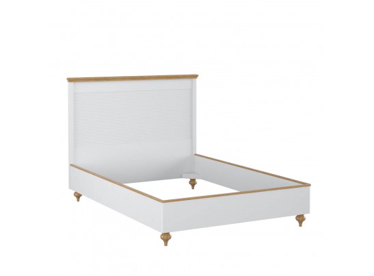 Кровать "Рандеву" 160 (белый, серый) в Каменске-Уральском