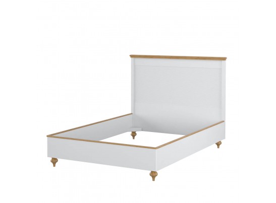 Кровать "Рандеву" 160 (белый, серый) в Каменске-Уральском