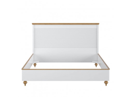 Кровать "Рандеву" 180 (белый, серый) в Каменске-Уральском