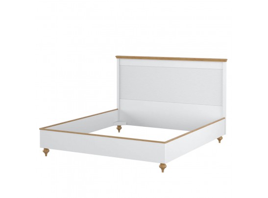 Кровать "Рандеву" 180 (белый, серый) в Каменске-Уральском