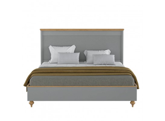 Кровать "Рандеву" 180 (белый, серый) в Каменске-Уральском