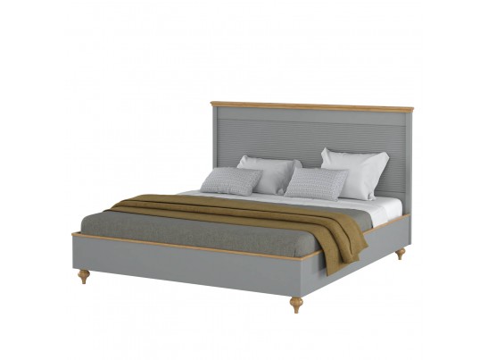 Кровать "Рандеву" 180 (белый, серый) в Каменске-Уральском