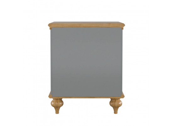 Тумба прикроватная "Рандеву" 01 (белый, серый) в Каменске-Уральском
