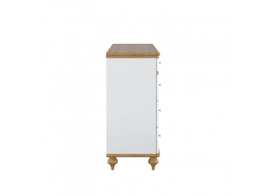 Комод "Рандеву" 08 (белый, серый) в Каменске-Уральском